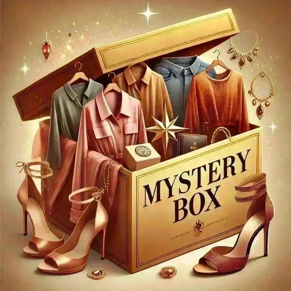 Mystery Box  mainly for women( Cloths,shoes,makeup,jwellery,decor)